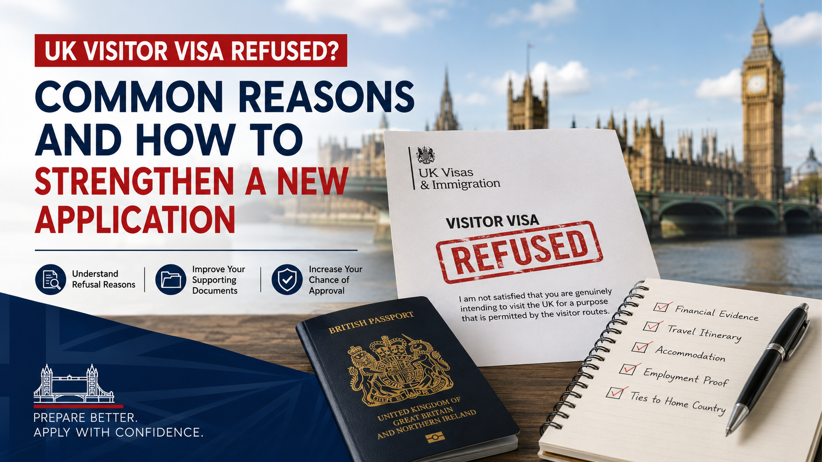 UK Visitor Visa Refused? Common Reasons and Reapplication Tips